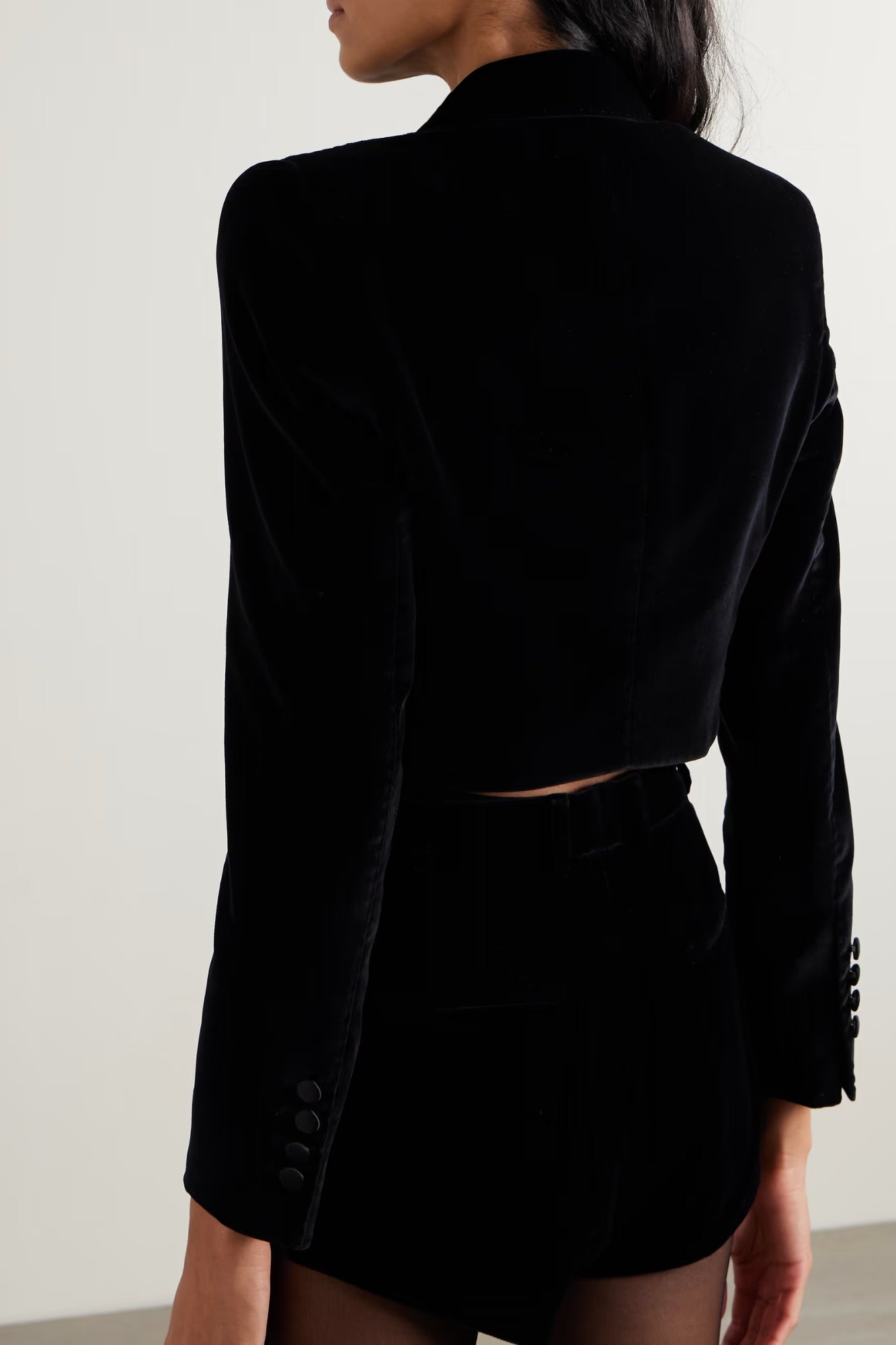 Eleanor Velvet Mini Shorts