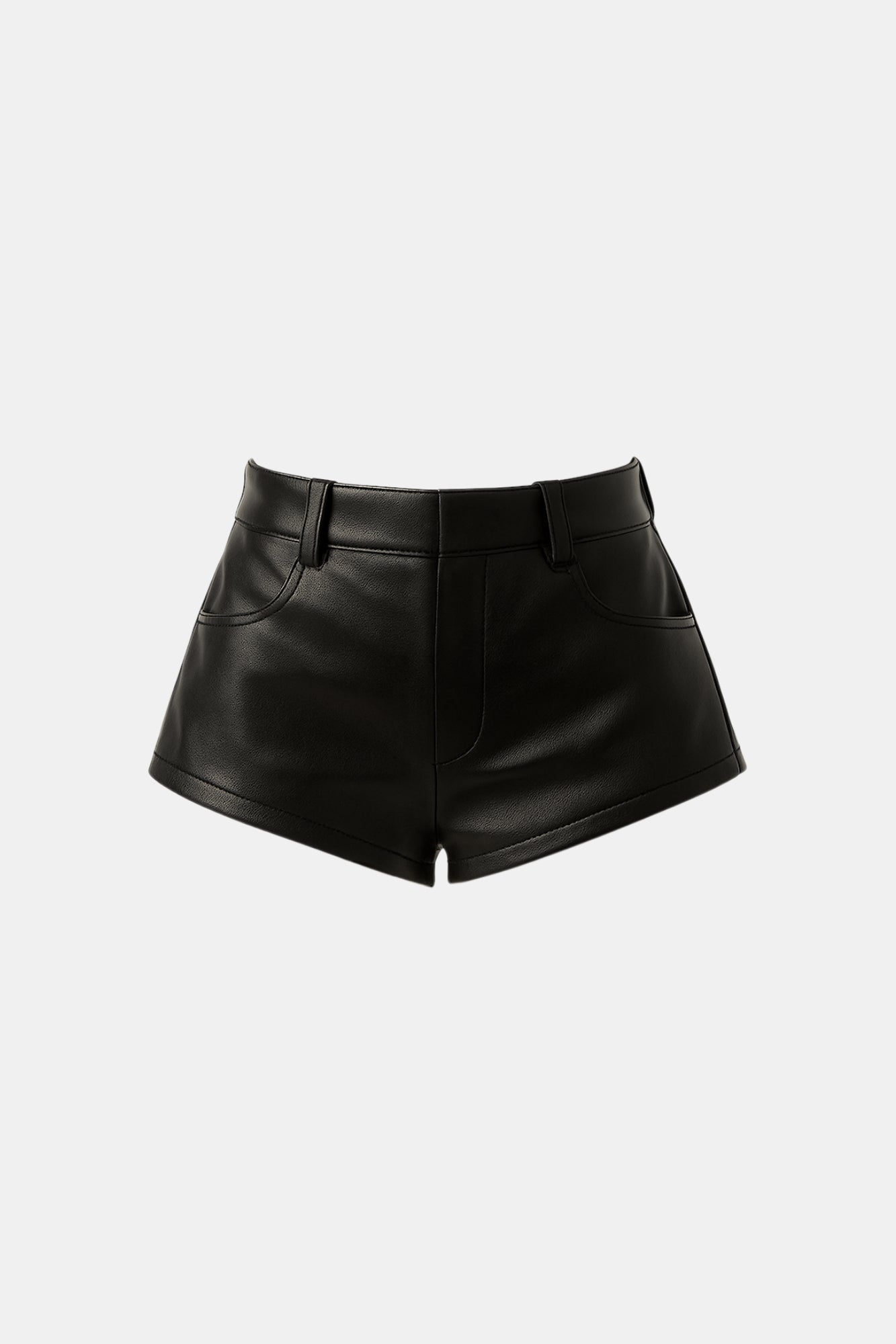 Helena Leather Mini Shorts