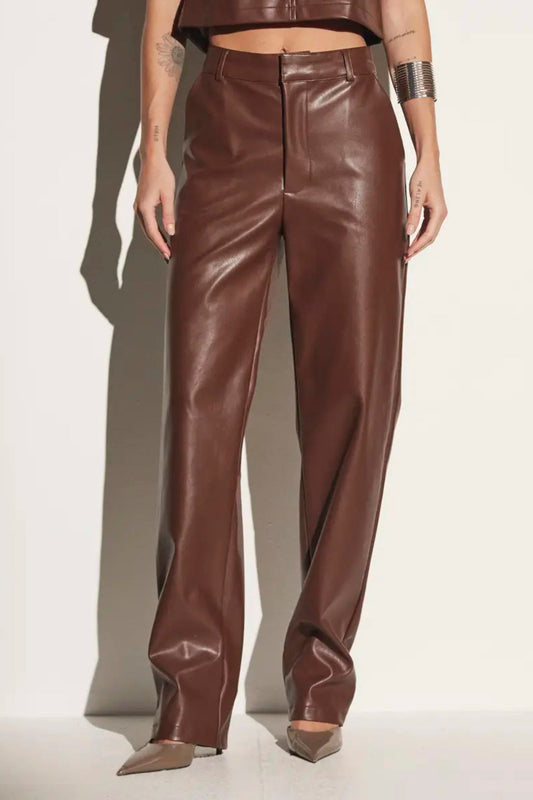 Constance Leather Pants