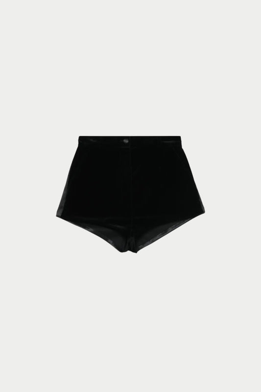 Eleanor Velvet Mini Shorts